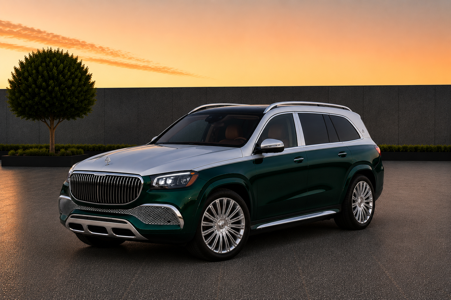 Mercedes Benz Maybach Special Edition ultra luxury sedan rental in Sterling Virginia with premium five seat comfort and executive styling