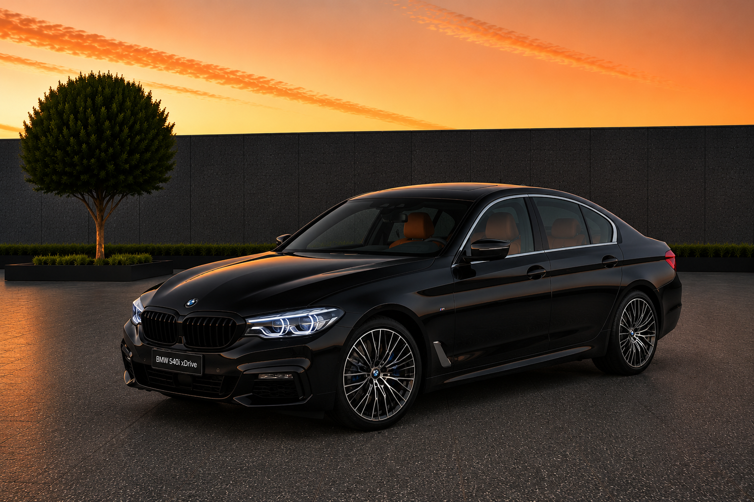 BMW 540i xDrive luxury sport sedan rental in Sterling Virginia with 375 horsepower automatic transmission and premium comfort