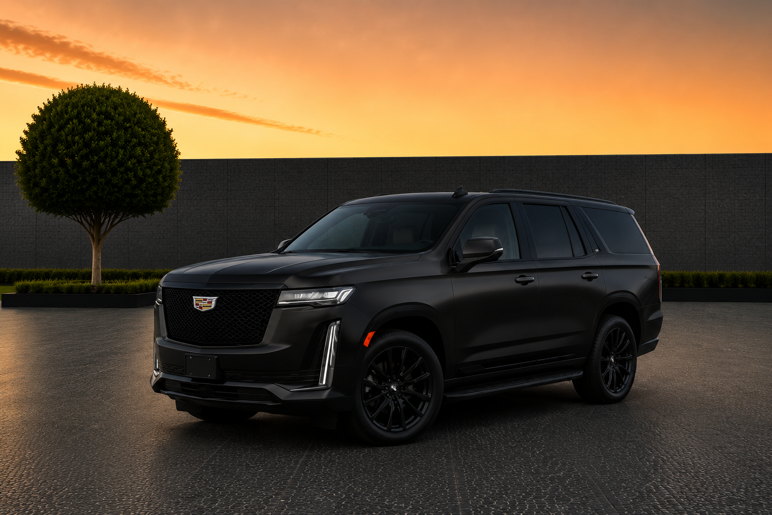 Cadillac Escalade ESV V exotic luxury car rental in the DMV area, serving Washington DC, Northern Virginia, Maryland, Sterling, Tysons, Arlington, Fairfax, Alexandria, McLean, Reston, Ashburn, and Dulles Airport.