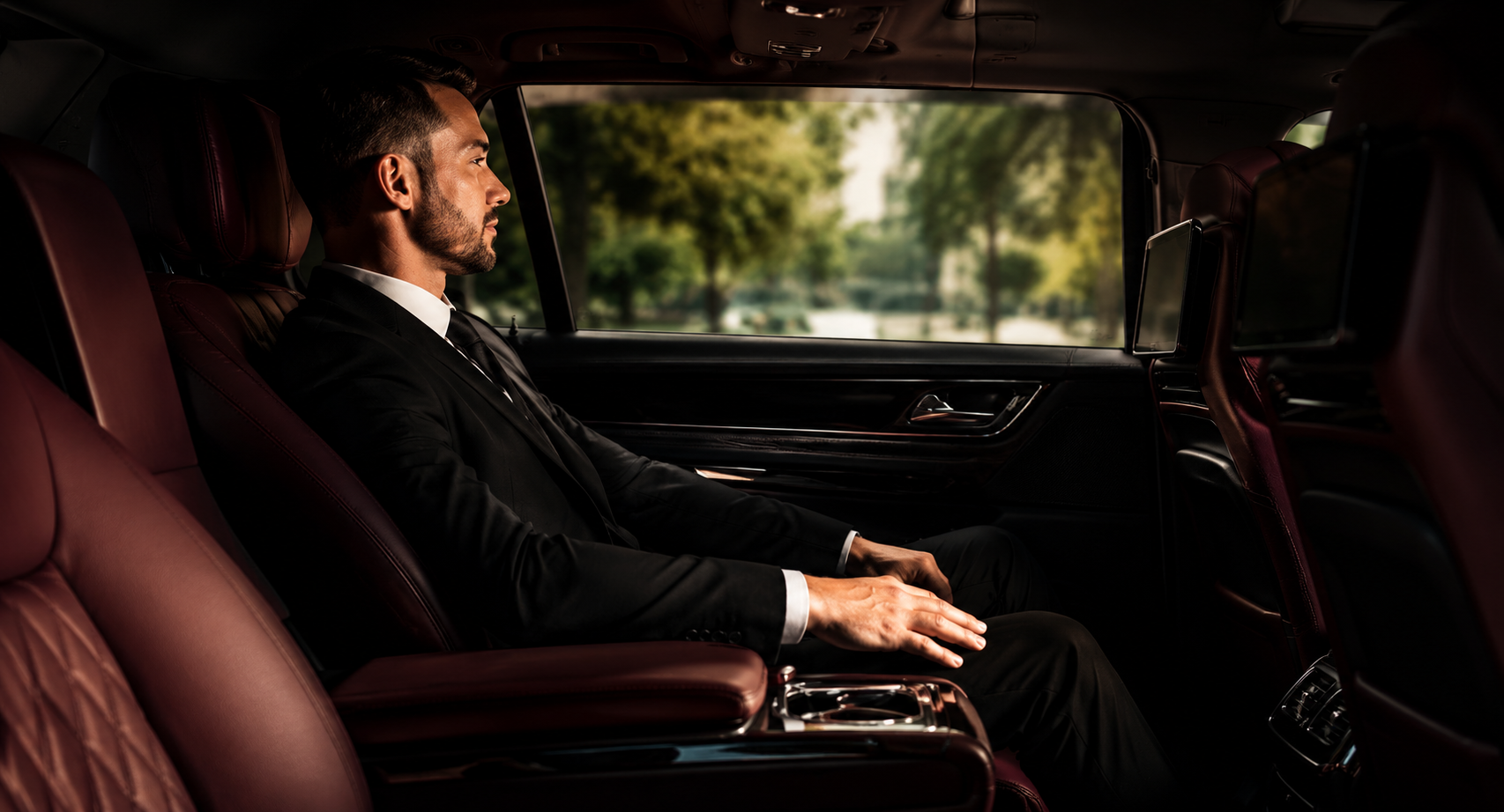Luxury chauffeur interior