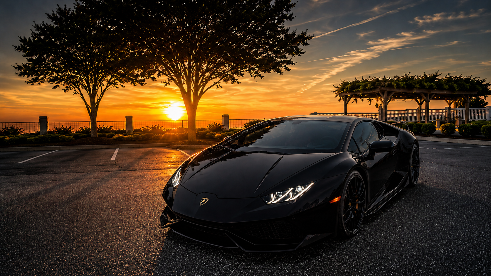Luxury Lamborghini wedding chauffeur service