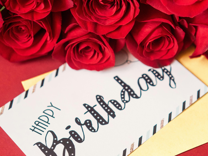 Luxury Rose Box Birthday