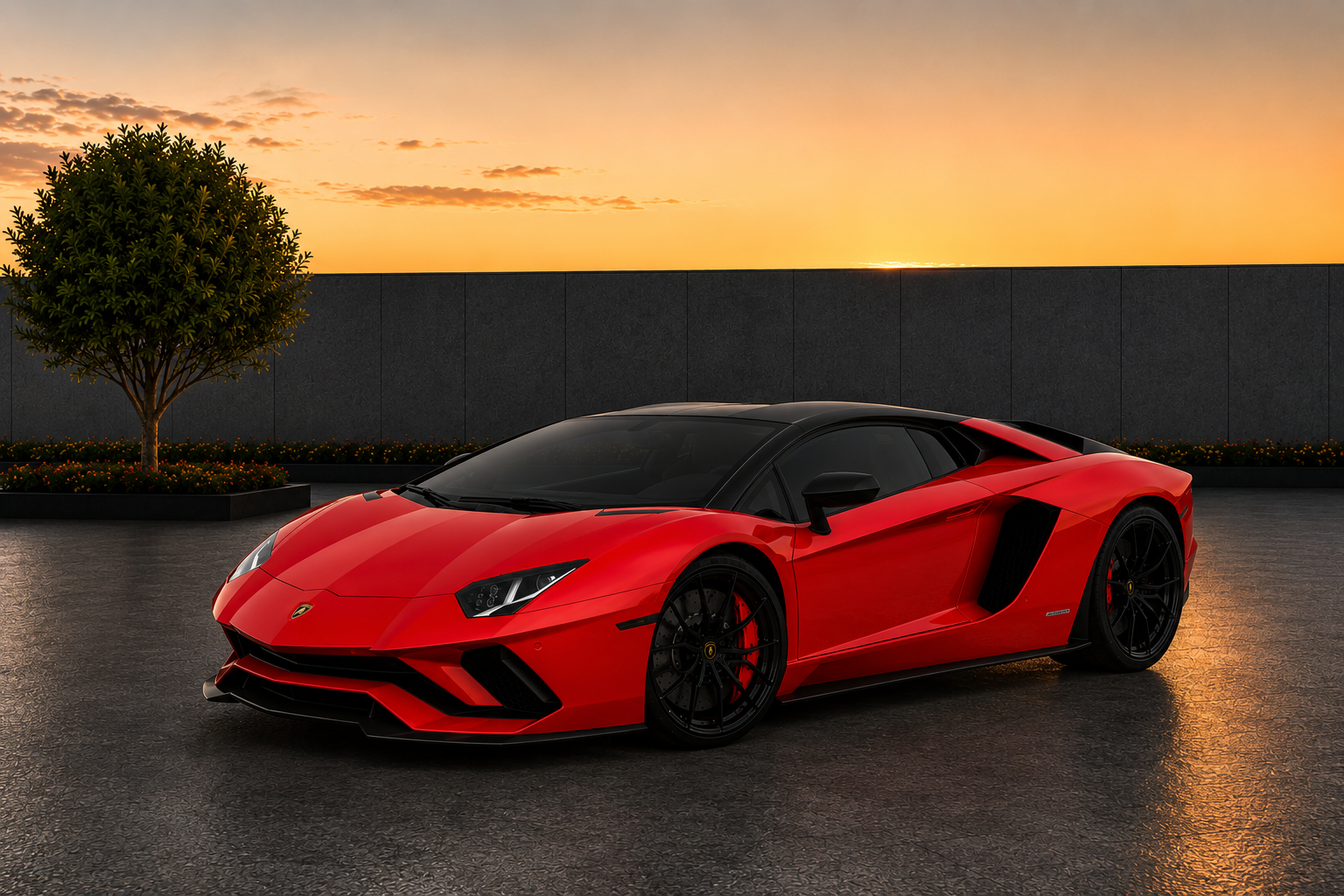 Lamborghini Aventador S Roadster exotic supercar rental in Sterling Virginia with 610 horsepower automatic transmission and luxury performance styling