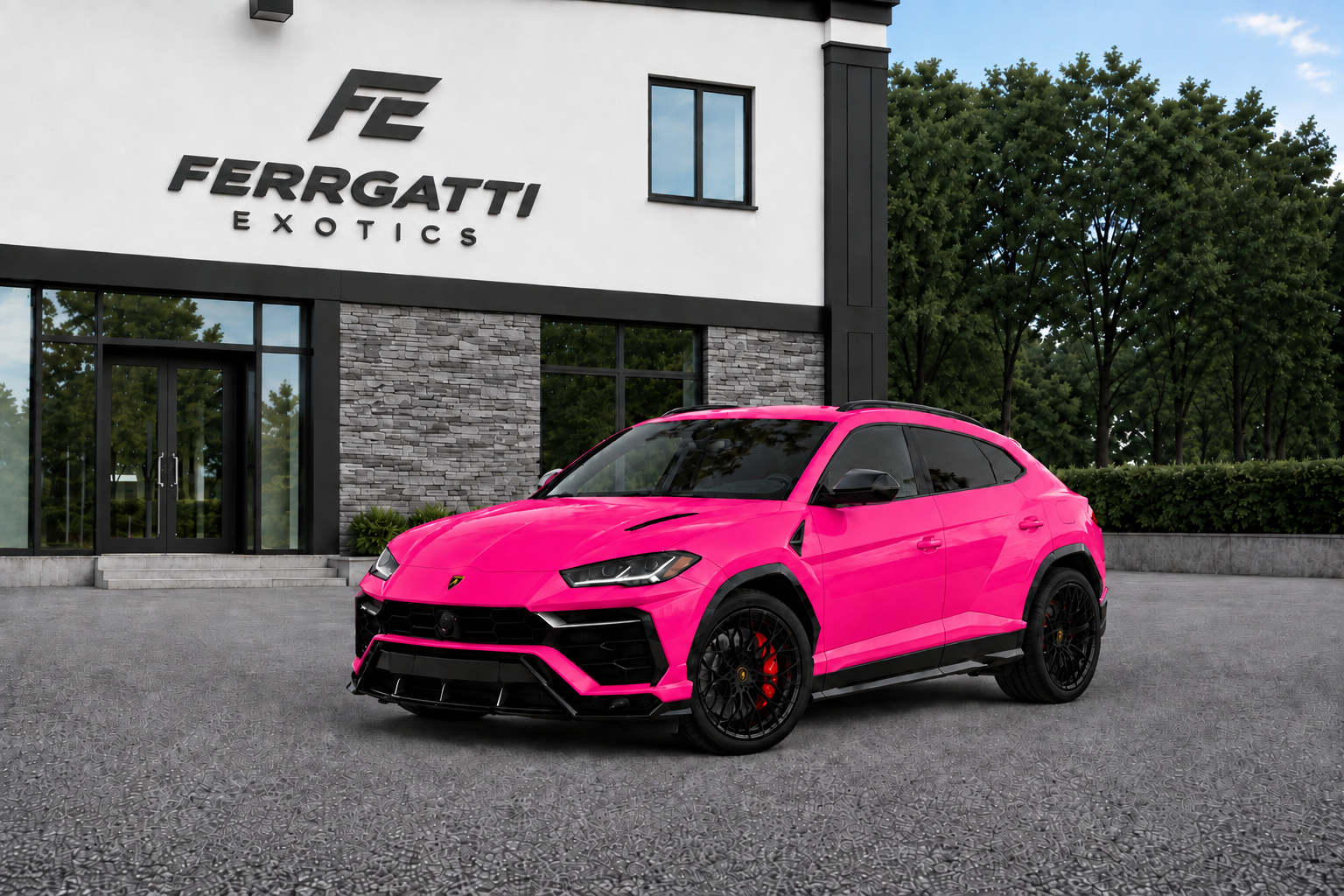Lamborghini Urus Ruby exotic luxury SUV rental in Sterling Virginia with premium five seat interior and 641 horsepower performance