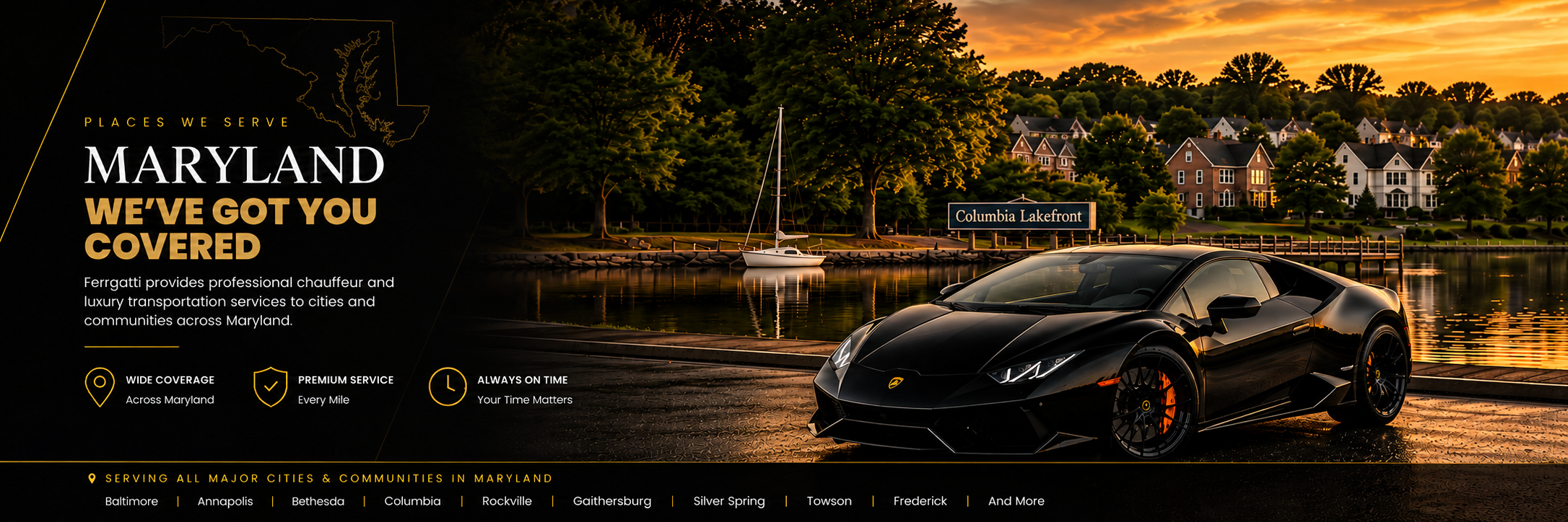 Ferrgatti Places We Serve Across Maryland