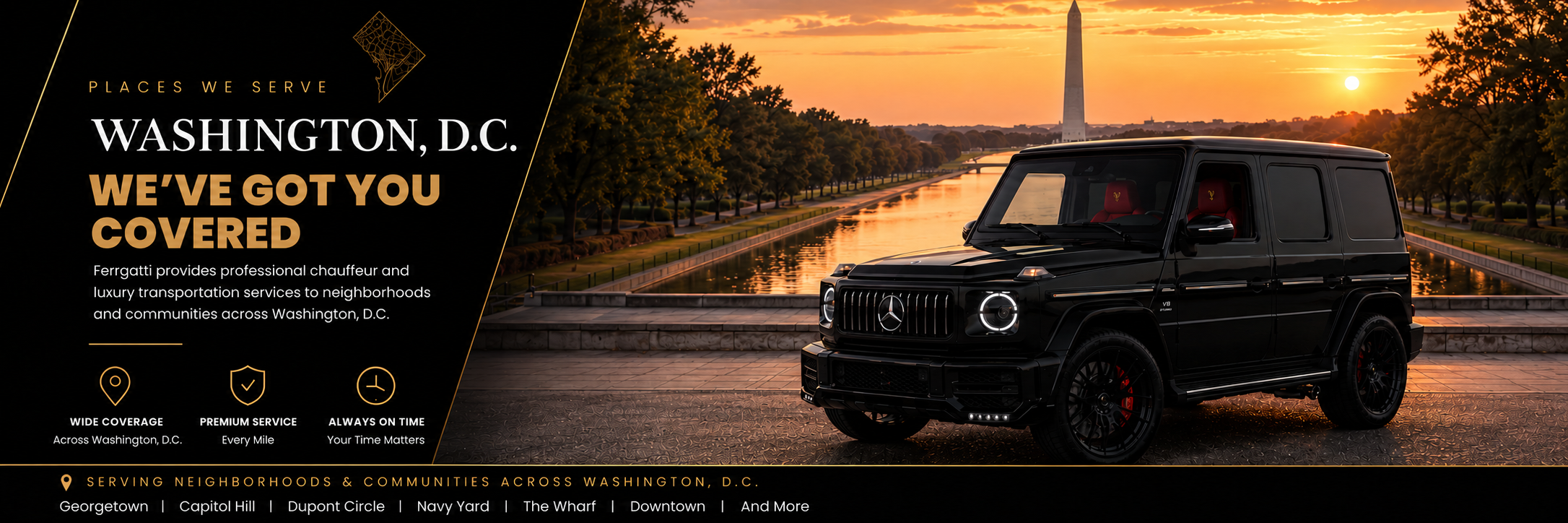 Ferrgatti Places We Serve Across Washington, D.C.