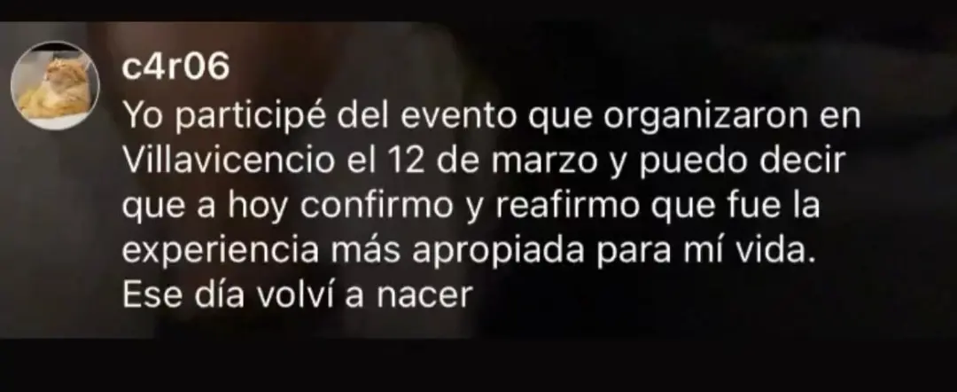 Testimonio por WhatsApp 5