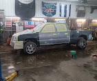 Interior of Mundt's Auto repair shop in Good Thunder, MN