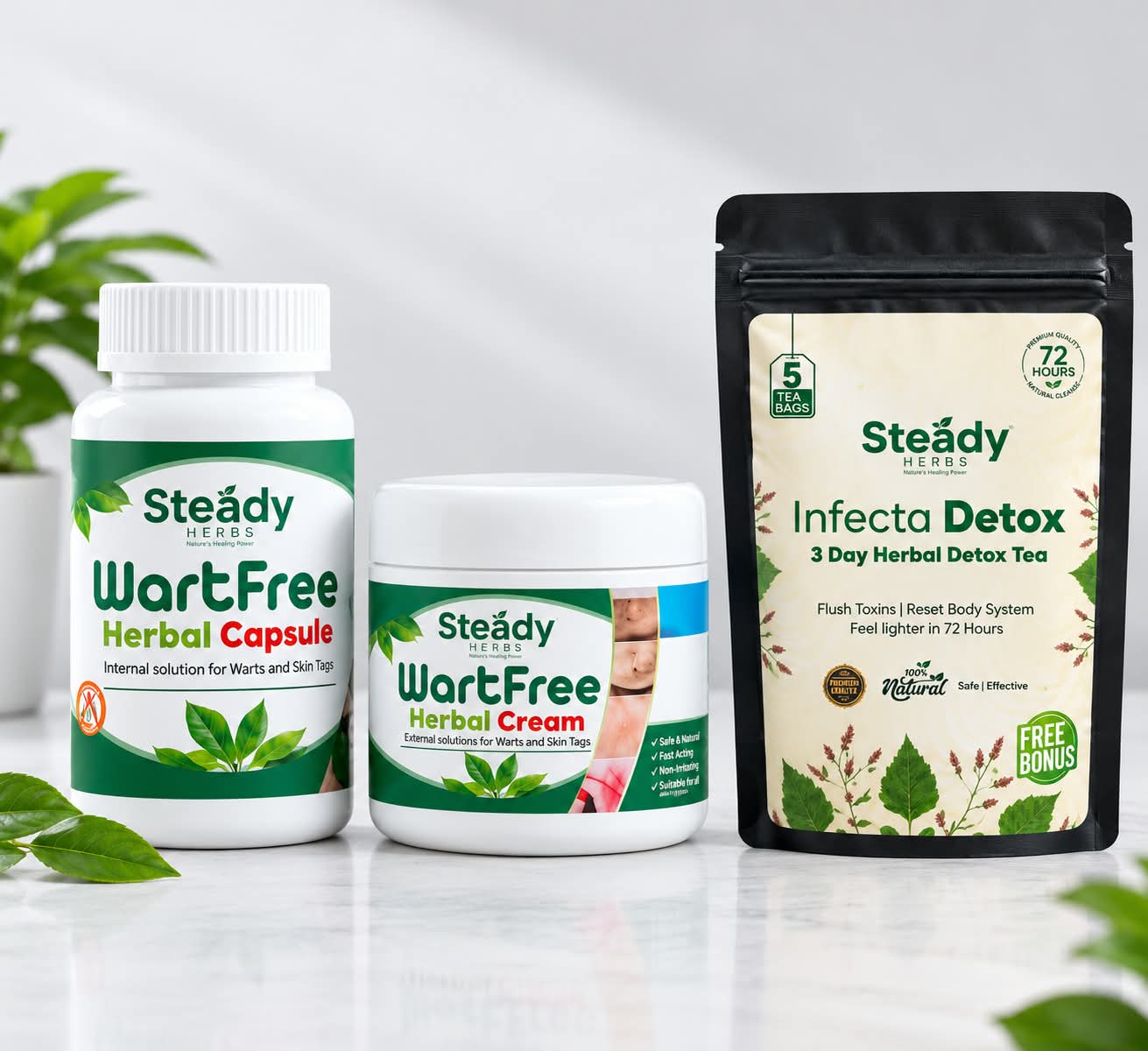 The Single Pack — WartFree treatment bundle