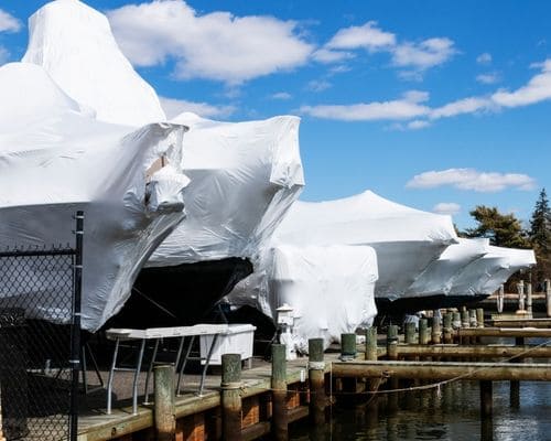 Aurora Heavy Equipment Shrink Wrapping