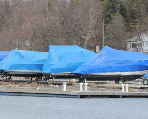 Hamilton Marine Shrink Wrapping