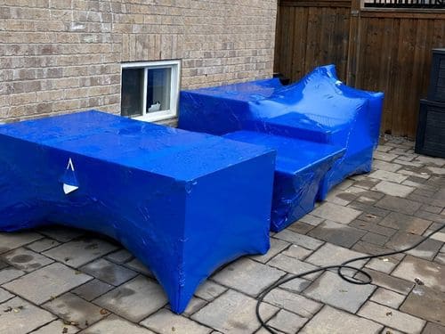 Patio Furniture Shrink Wrapping Ajax