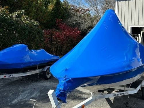 Patio Furniture Shrink Wrapping