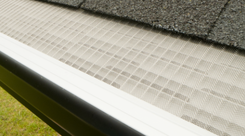 Leaf Armor gutter guard installed on a home