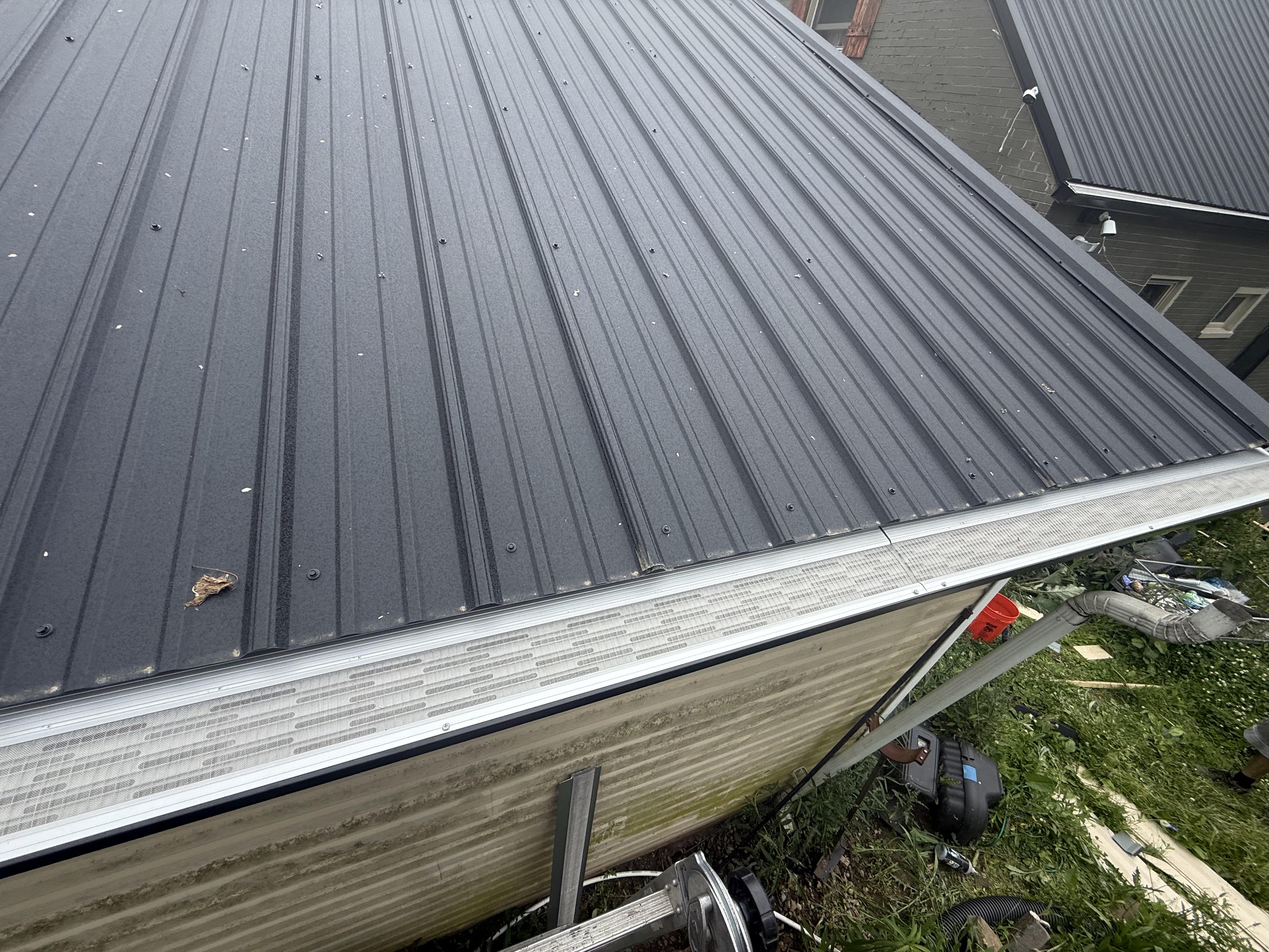 Leaf Armor gutter guard installed on a home