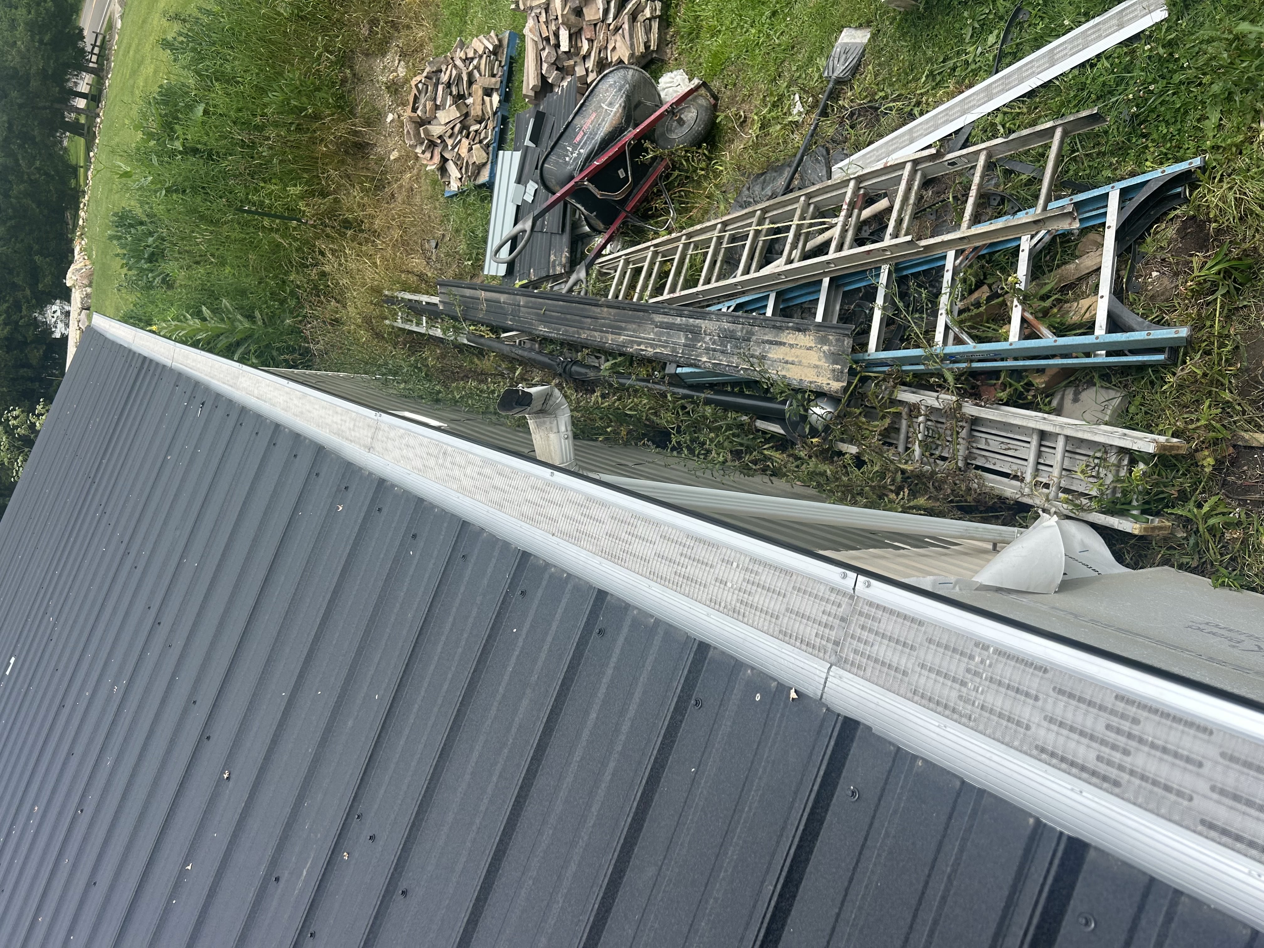 Leaf Armor gutter guard installed on a home
