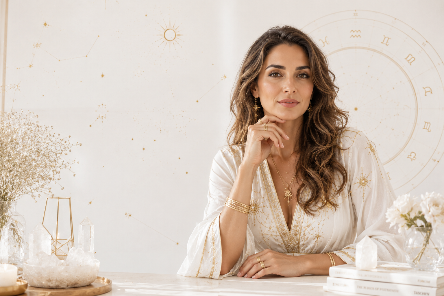Imagen de cierre para reservar una sesión de astrología online con La Dama del Zodíaco