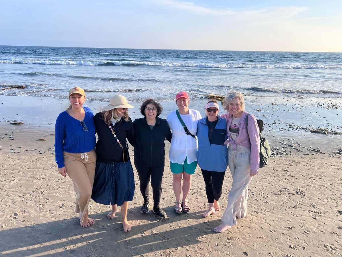 Queens together on a Malibu beach