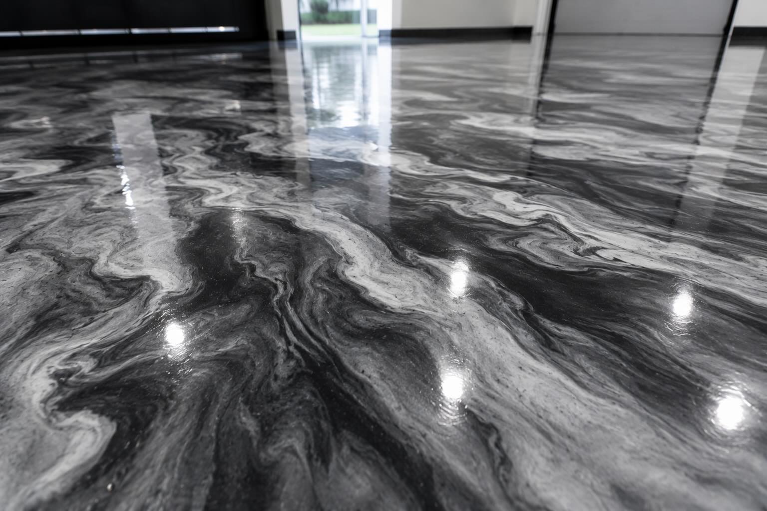 Custom Metallic Finish by Bear Bond Epoxy in Sonoma County