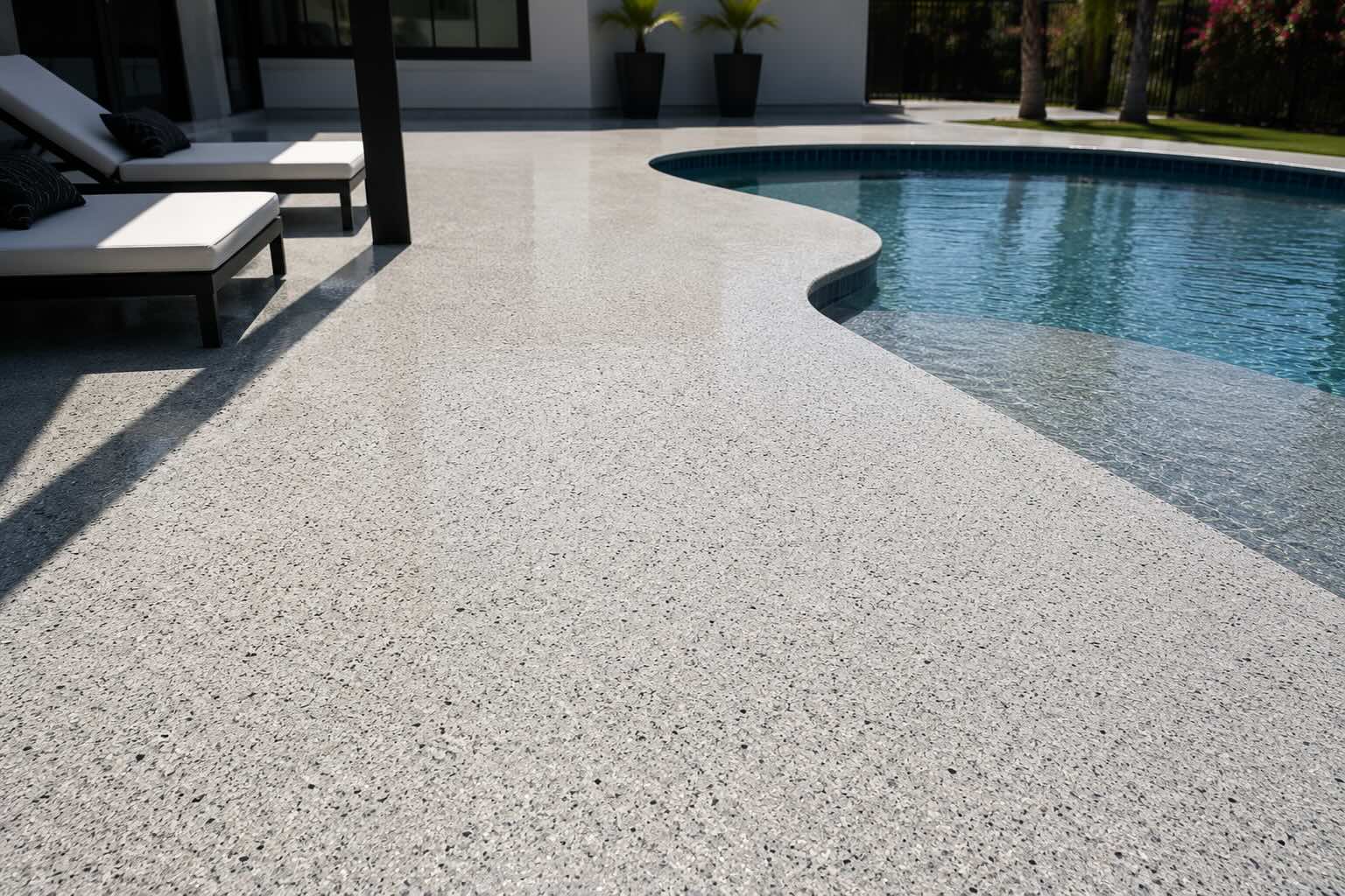Quartz Pool Deck System by Bear Bond Epoxy in Sonoma County