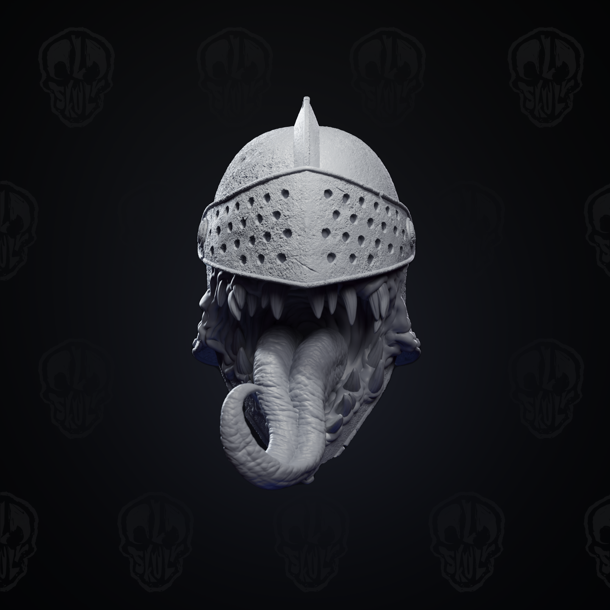 Living Helmet resin miniature