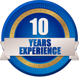 Years of experience badge