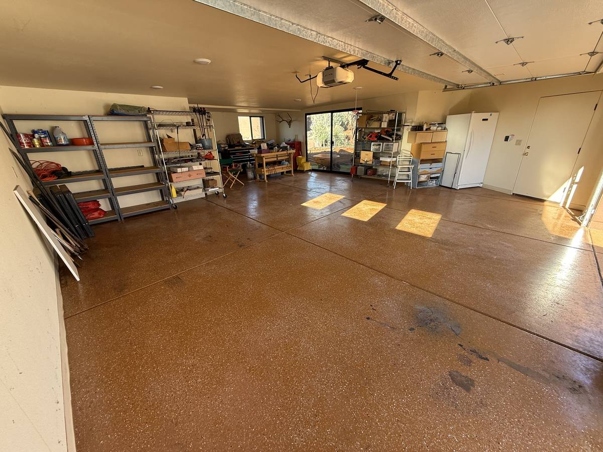 After — two-car garage