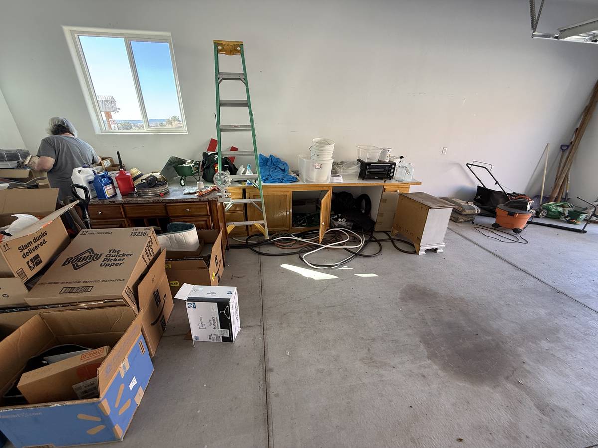 Before — garage cleanout