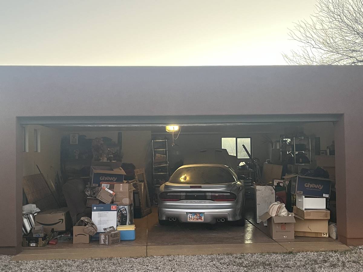 Before — two-car garage