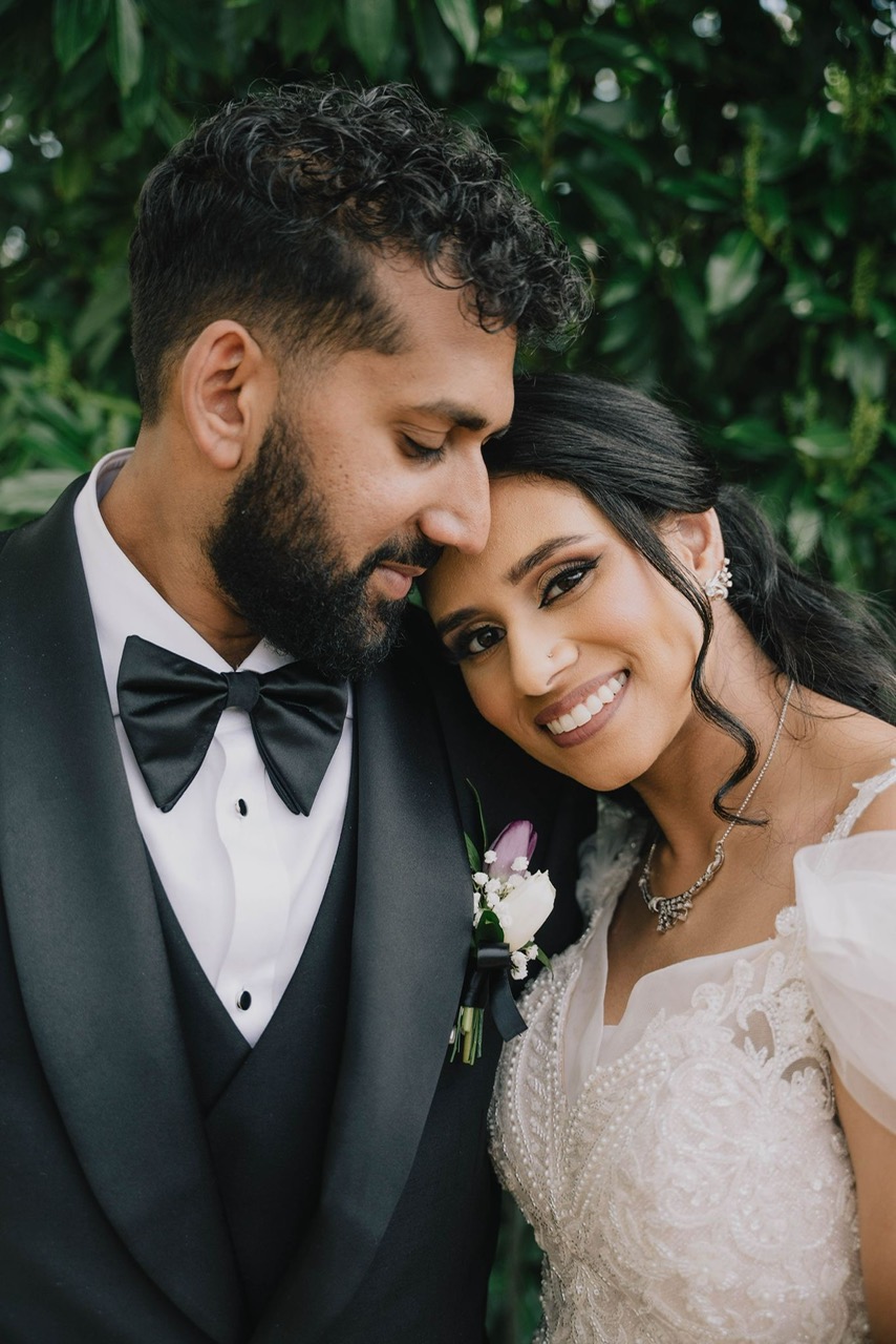 Natural bridal beauty