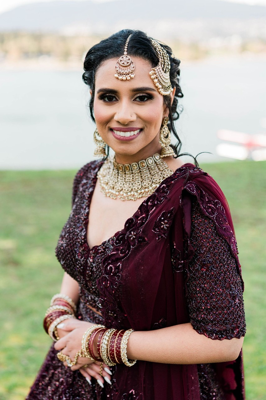 Soft bridal glam