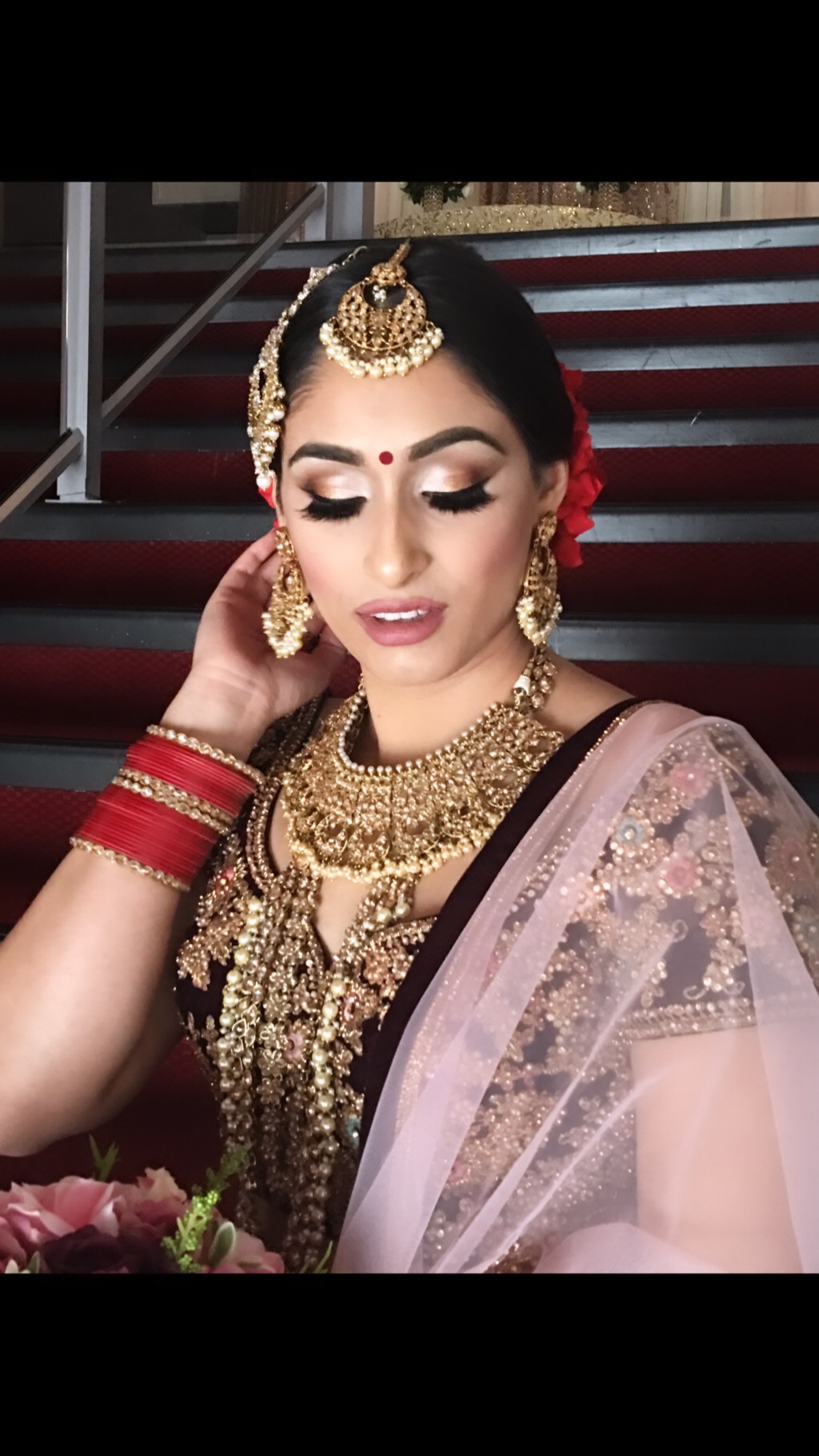 Elegant updo hairstyle