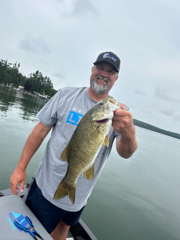 Walleye fishing trip on Michigan water with CLK Charters