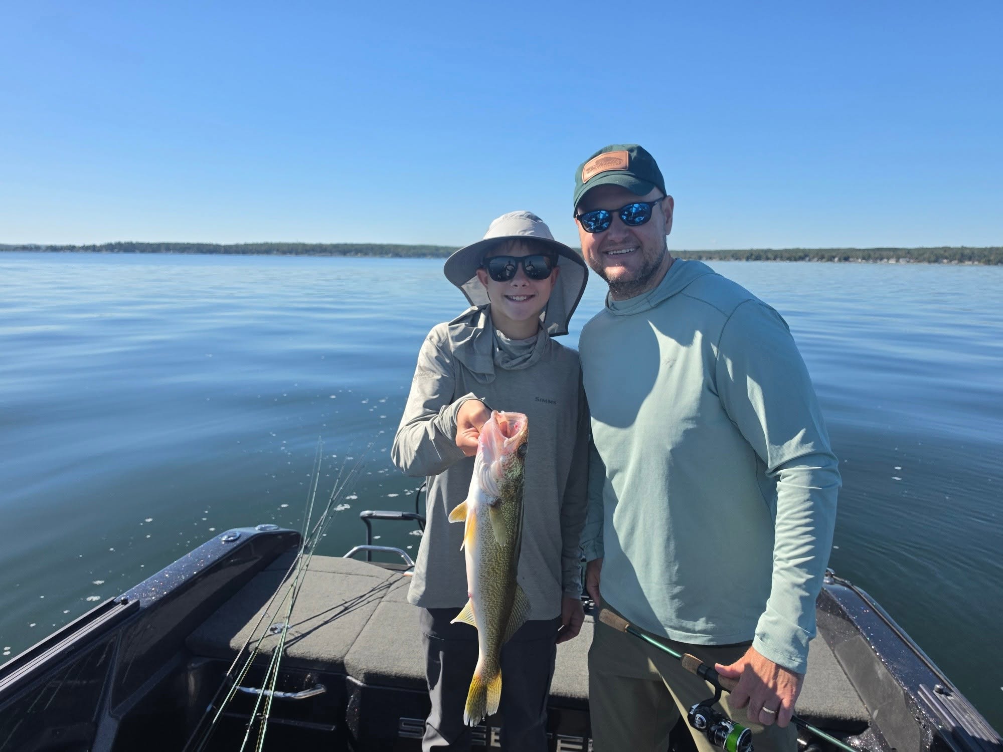 CLK Charters walleye fishing trip on Michigan water