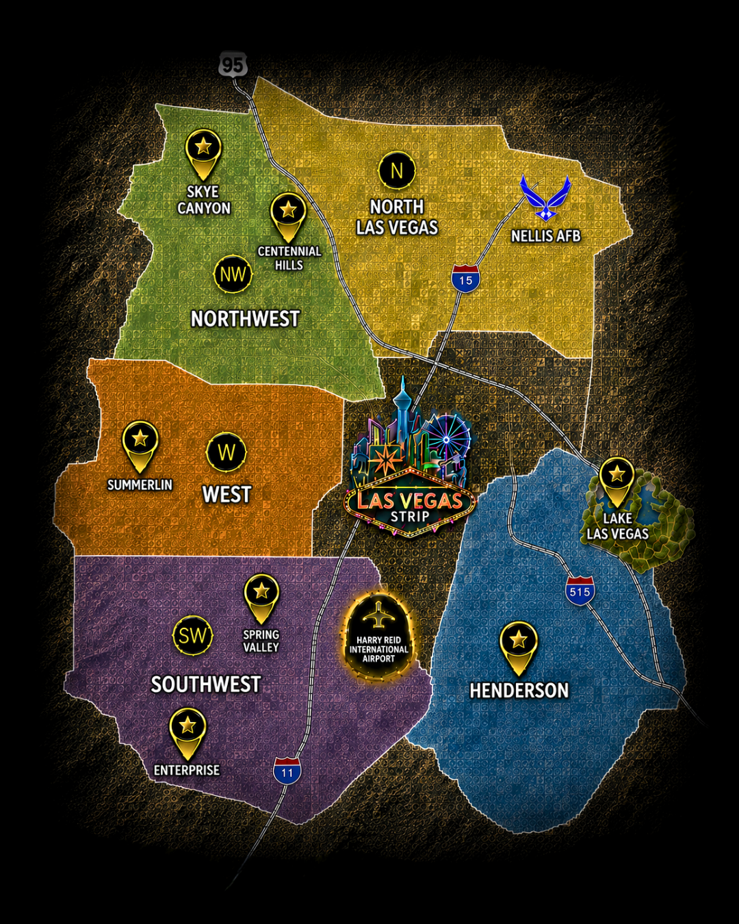 las vegas map image, las vegas map region, las vegas, living in las vegas nevada