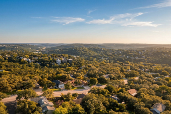 Arboretum area Austin Texas with walkable shopping, trees, and nearby residential living in Northwest Austin