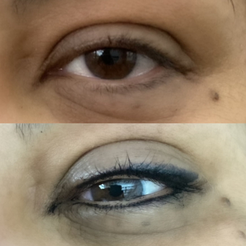 Smudge-proof permanent eyeliner permanent makeup result near Gilbert AZ
