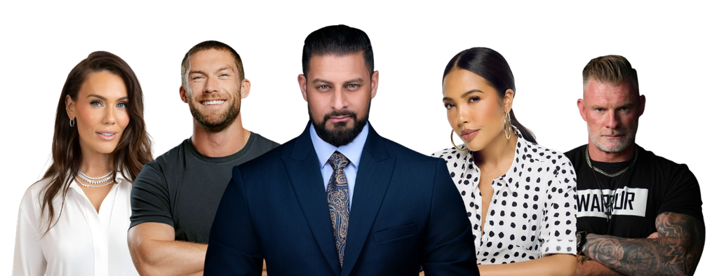 Amrinder Kamboj with Maggie Sellers Reum and Garrett White