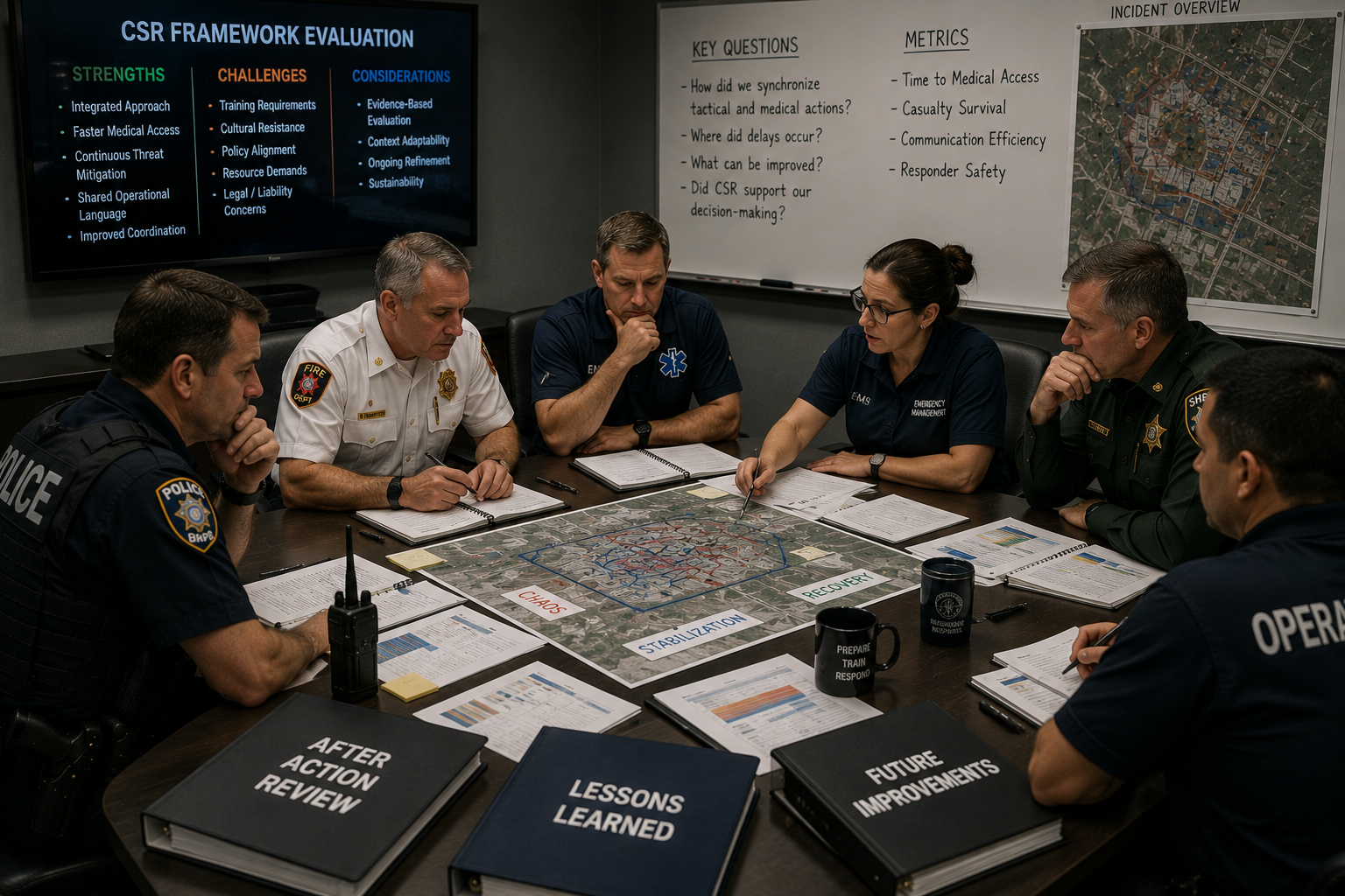 Public safety leaders evaluating the strengths and limitations of an integrated tactical-medical response framework Public safety leaders evaluating the strengths and limitations of an integrated tactical-medical response framework