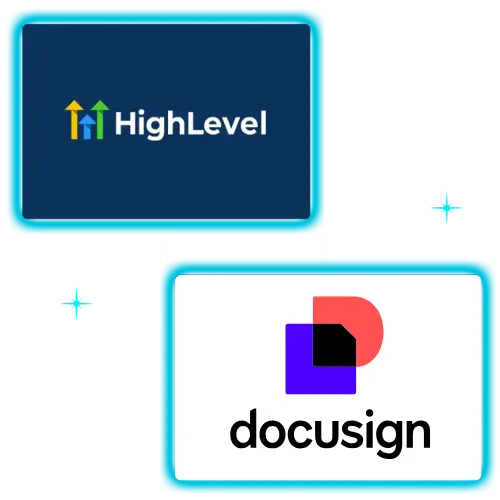 HighLevel und Docusign Logo