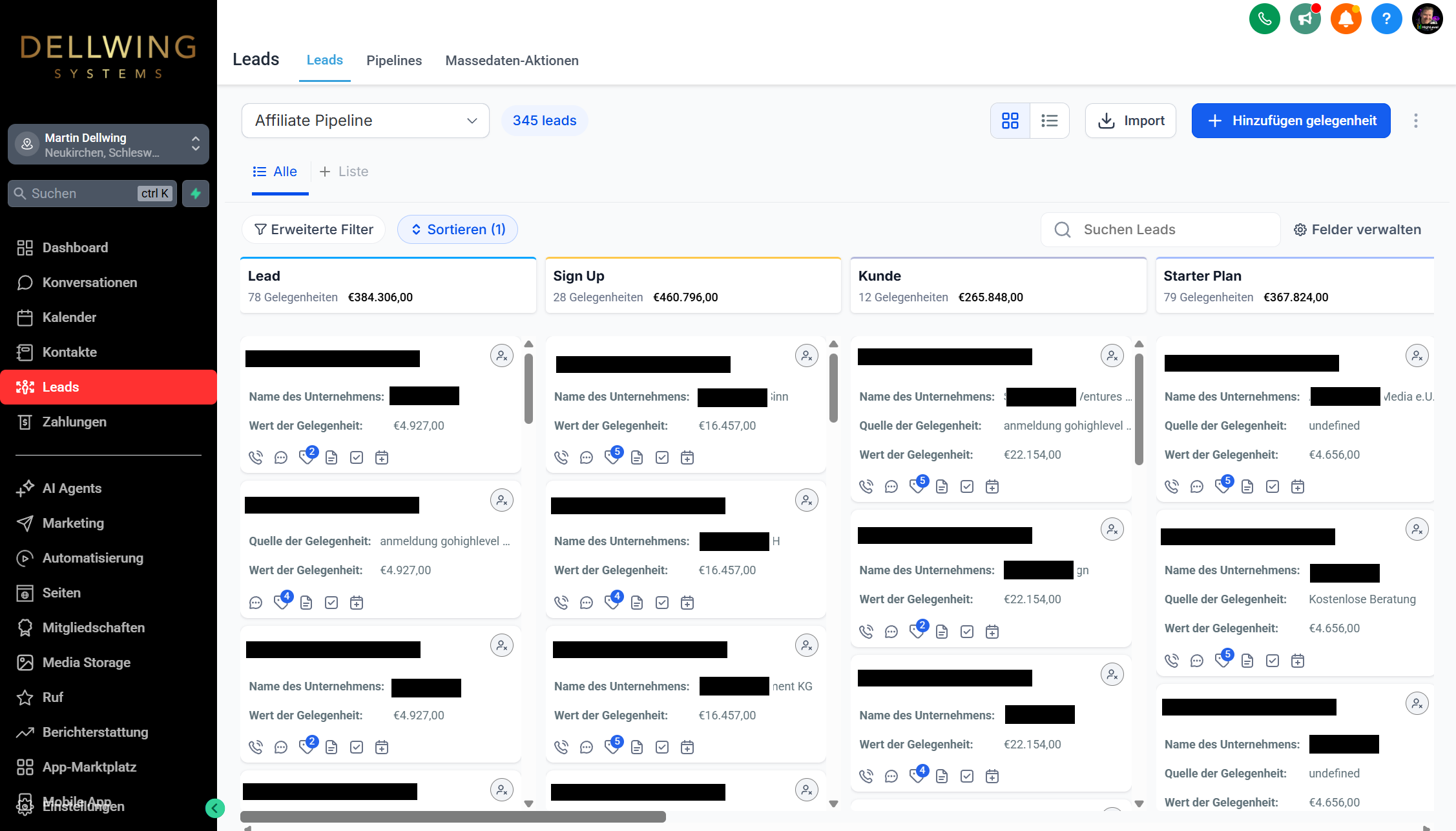 GoHighLevel CRM Pipeline