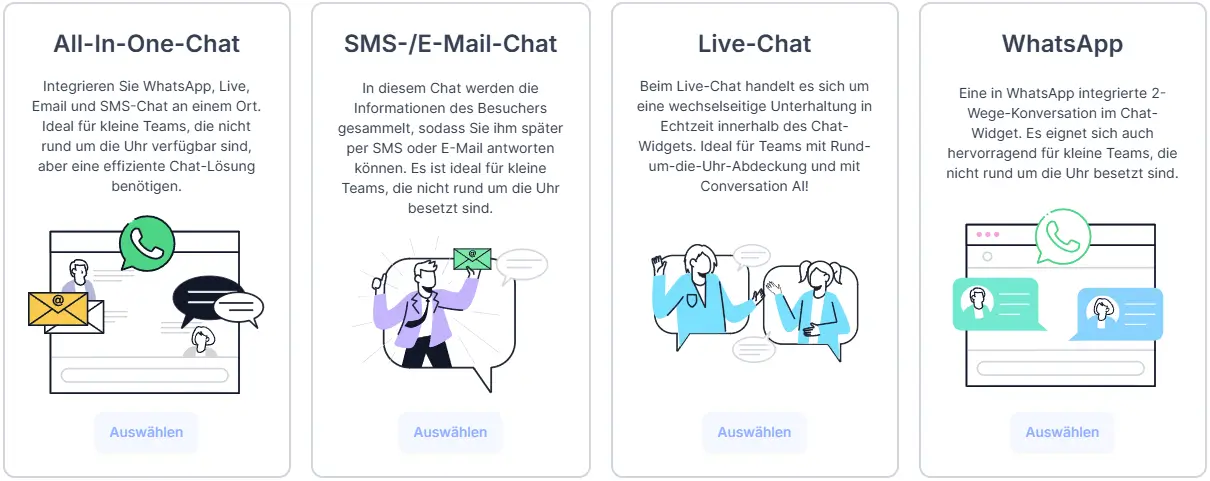GoHighLevel Chat-Widget-Optionen
