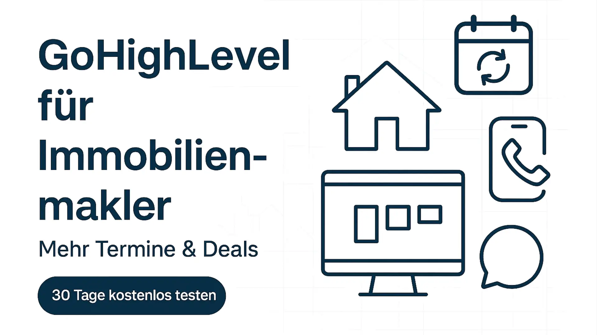 GoHighLevel für Immobilienmakler Hauptbild