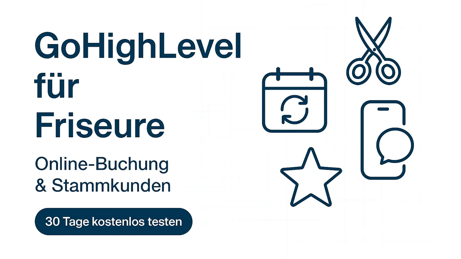 GoHighLevel für Friseure Hauptbild