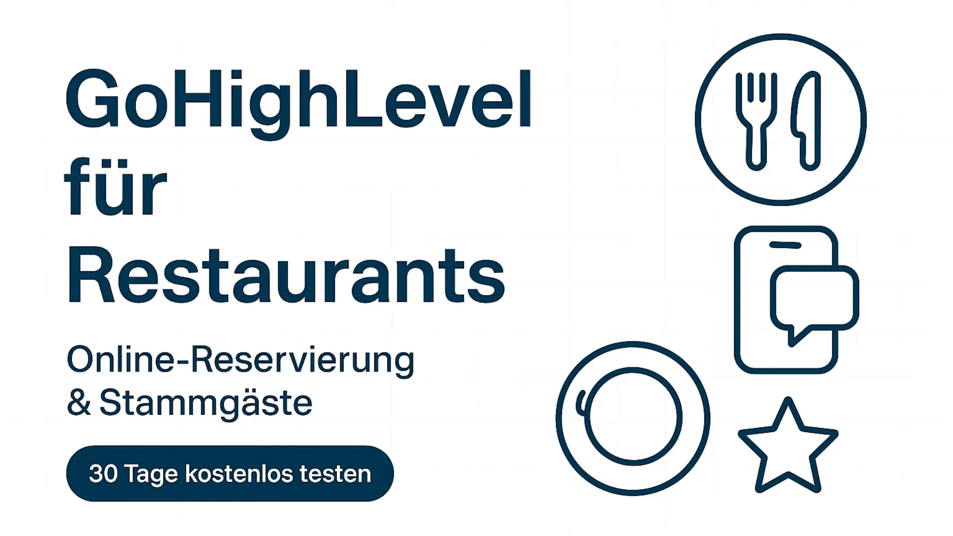 GoHighLevel für Restaurants Hauptbild