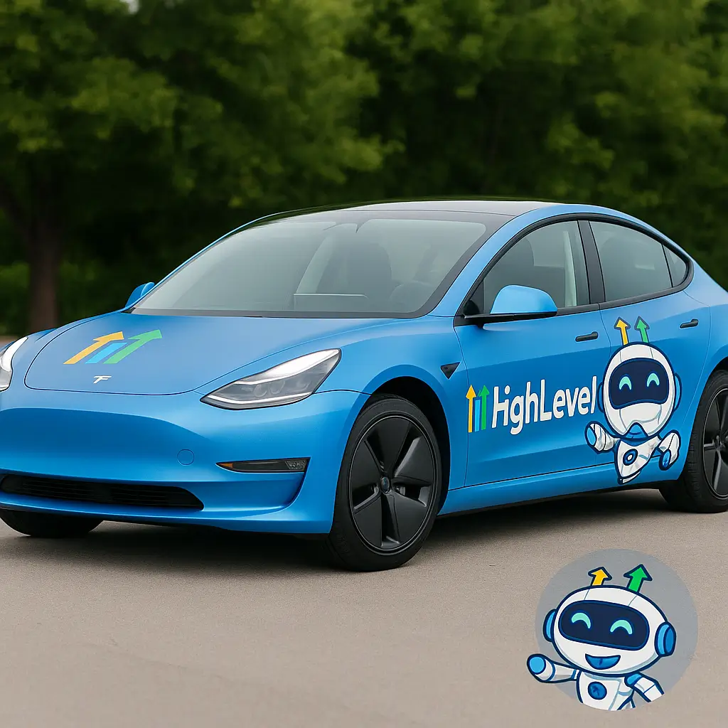 GoHighLevel Supercharged SaaS Program Tesla Elektro-Auto