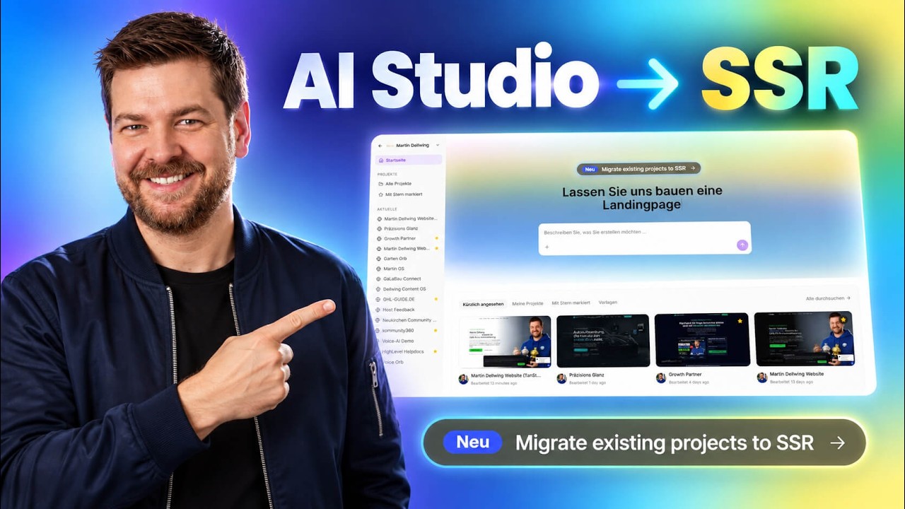 HighLevel AI Studio SSR: Migration & Vorteile erklärt