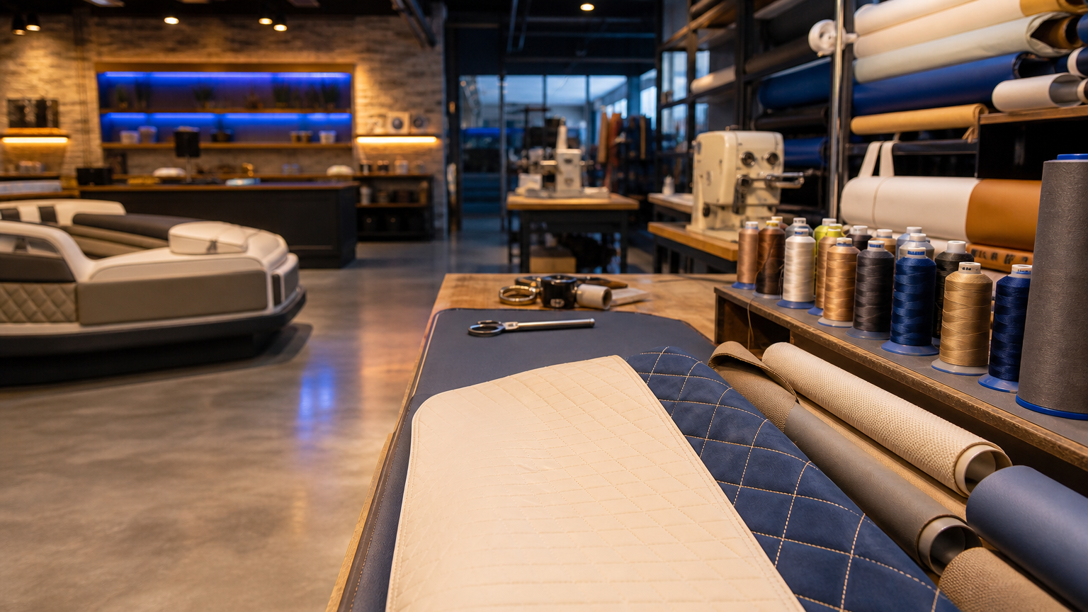 My Upholstery Guys — Fort Worth marine upholstery shop, 15 minutes from Benbrook Lake