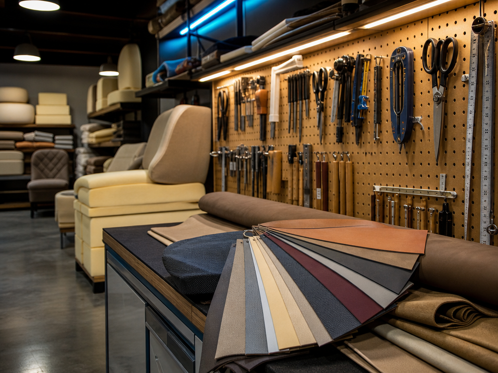 My Upholstery Guys — Fort Worth upholstery shop interior