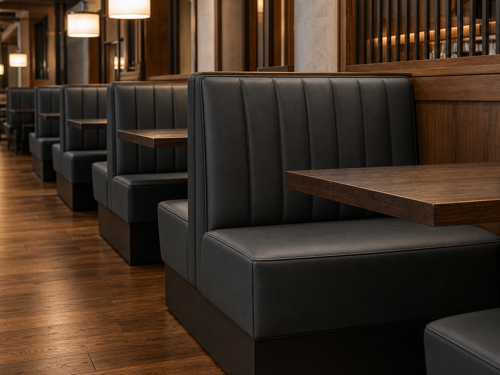 Restaurant booth upholstery Fort Worth